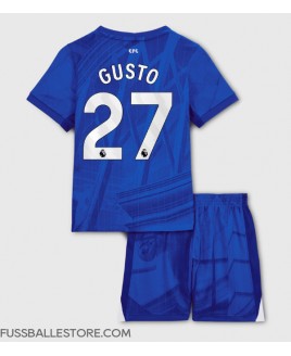 Günstige Chelsea Malo Gusto #27 Heimtrikotsatz Kinder 2025-26 Kurzarm (+ Kurze Hosen)